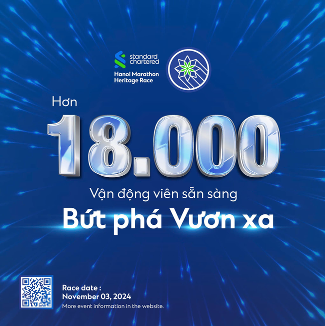 18 nghìn VĐV tham dự giải Marathon Di Sản Hà Nội 2024