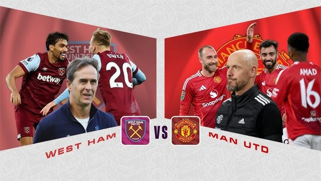 Trực tiếp bóng đá West Ham vs MU