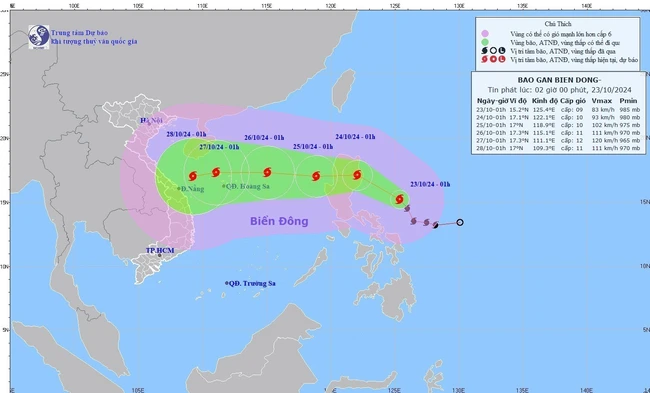 Tin bão gần Biển Đông (Cơn bão TRAMI) - Ảnh 1.