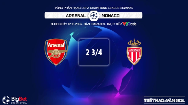 Nhận định, soi tỷ lệ Arsenal vs Monaco 03h00 ngày 12/12, cúp C1 châu Âu - Ảnh 11.