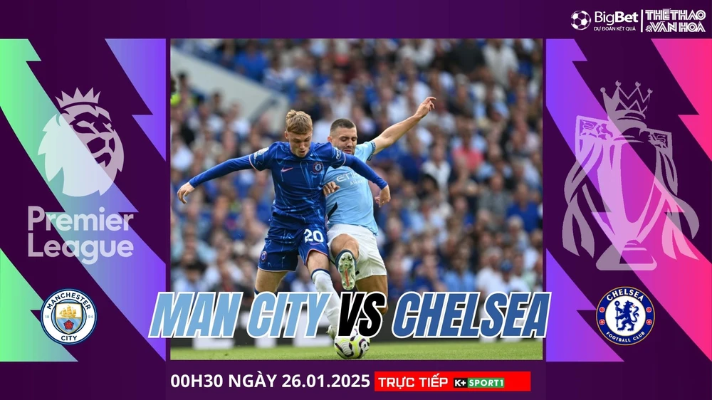 Nhận định, soi tỷ lệ Manchester City vs Chelsea, 00h30 ngày 26/1, Giải Ngoại hạng Anh - Ảnh 1.