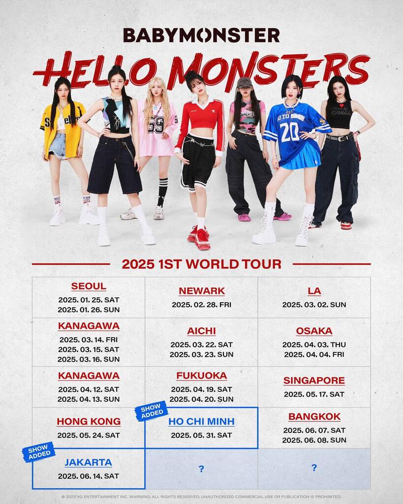 Babymonster đổ bộ Việt Nam: Concert đáng mong chờ vào tháng 5/2025 - Ảnh 1.